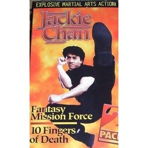 10 Fingers of Death/Fantasy Mission F [VHS]  Jackie Chan